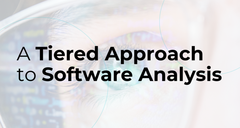 A Tiered Approach to Software Analysis